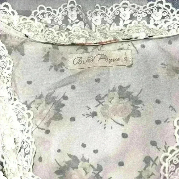 Belle Paque Floral Multicolor print Top Size XL - Picture 5 of 8